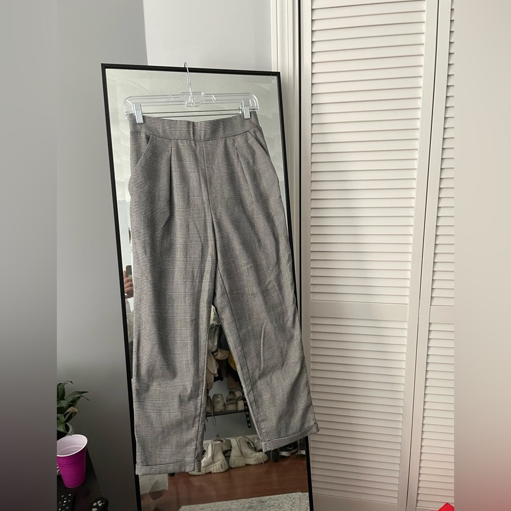 High Waist Ankle Trousers